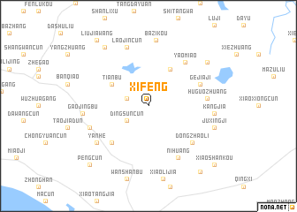 map of Xifeng