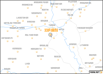 map of Xifianí