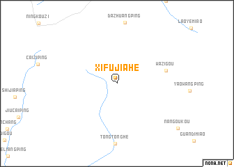 map of Xifujiahe