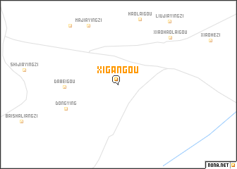 map of Xigangou