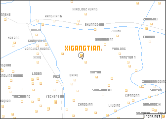 map of Xigangtian