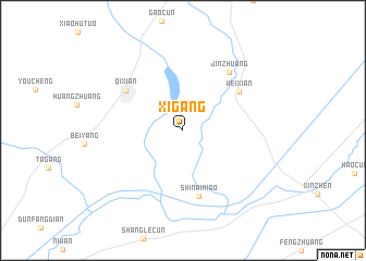 map of Xigang