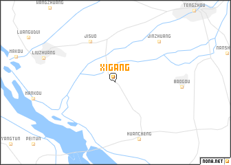 map of Xigang