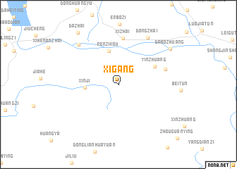 map of Xigang