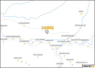 map of Xigang