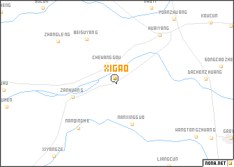 map of Xigao