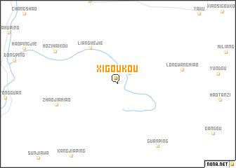 map of Xigoukou