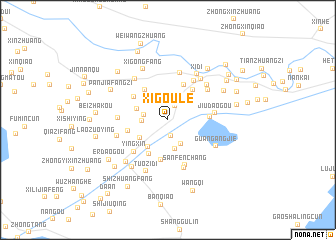 map of Xigoule