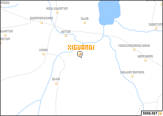 map of Xiguandi