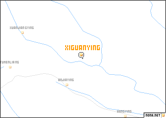 map of Xiguanying