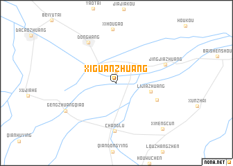 map of Xiguanzhuang