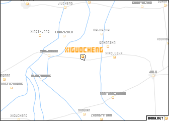map of Xiguocheng