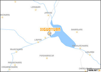 map of Xiguoyuan