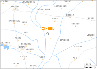 map of Xihebu