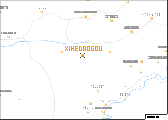 map of Xihedaogou