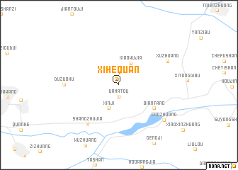 map of Xihequan