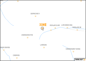 map of Xihe