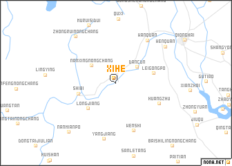 map of Xihe