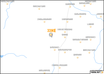 map of Xihe