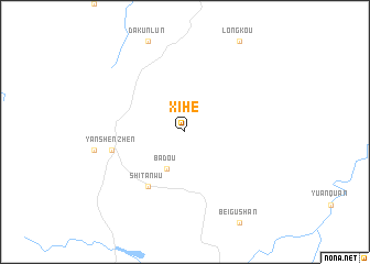 map of Xihe
