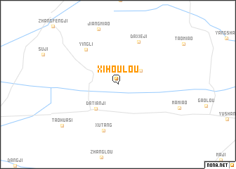 map of Xihoulou