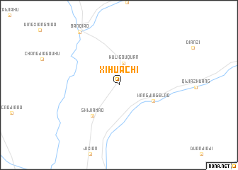 map of Xihuachi