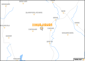 map of Xihuajiawan
