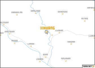 map of Xihuang