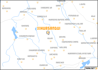 map of Xihuasandui