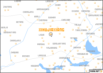 map of Xihujiaxiang