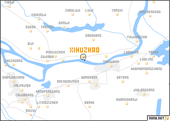 map of Xihuzhao