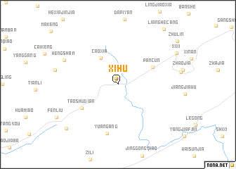 map of Xihu