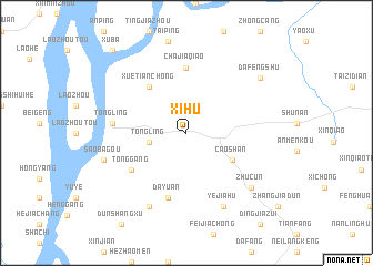 map of Xihu