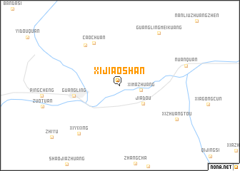 map of Xijiaoshan