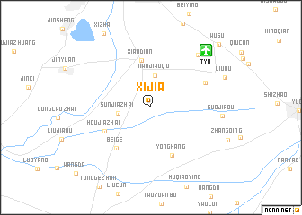 map of Xijia