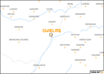 map of Xijieling