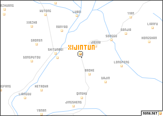 map of Xijintun