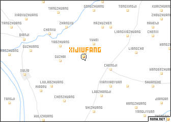 map of Xijiufang