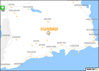 map of Xijiushui