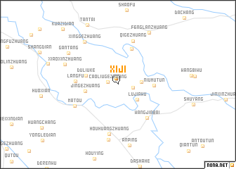 map of Xiji
