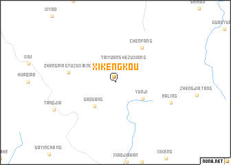 map of Xikengkou