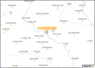 map of Xikengkou