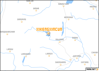 map of Xikengxincun
