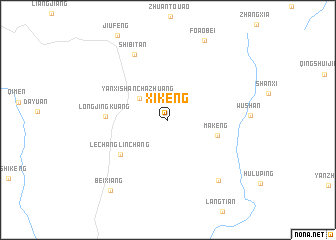 map of Xikeng