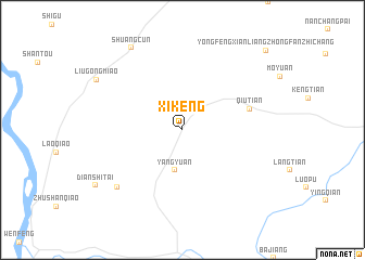 map of Xikeng