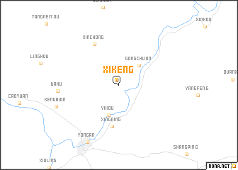 map of Xikeng