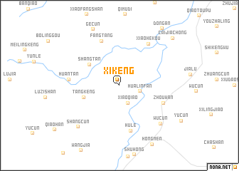 map of Xikeng