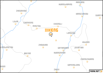 map of Xikeng