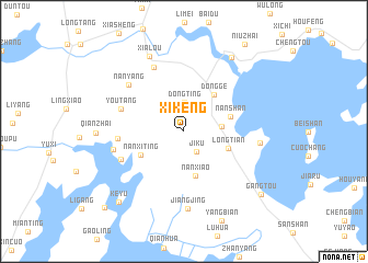 map of Xikeng