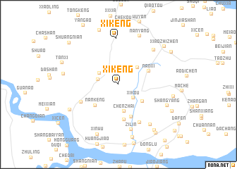 map of Xikeng